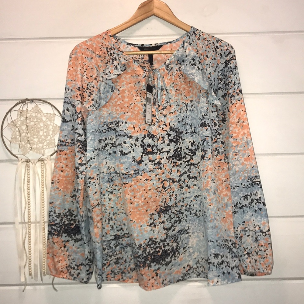 BCBG MAXAZRIA multicolor blouse